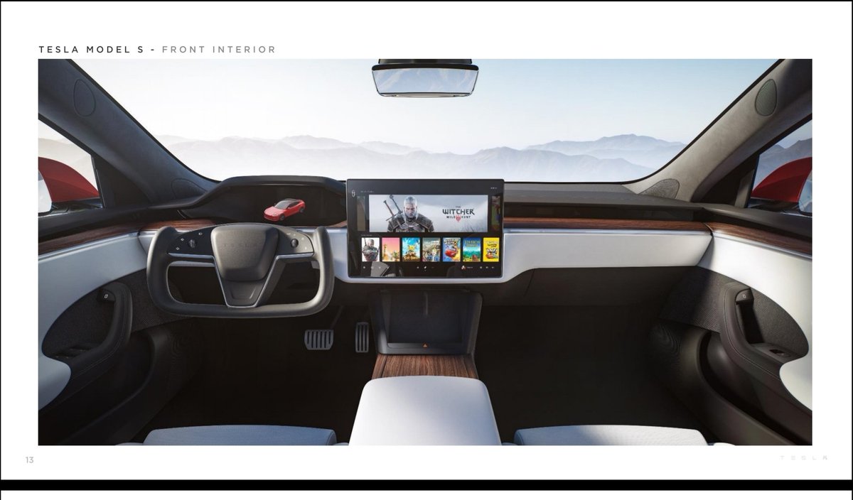 TSLAEnFR's tweet photo. Le nouvel intérieur de la Model S !! 😍 https://t.co/NGWNFjM9Ar