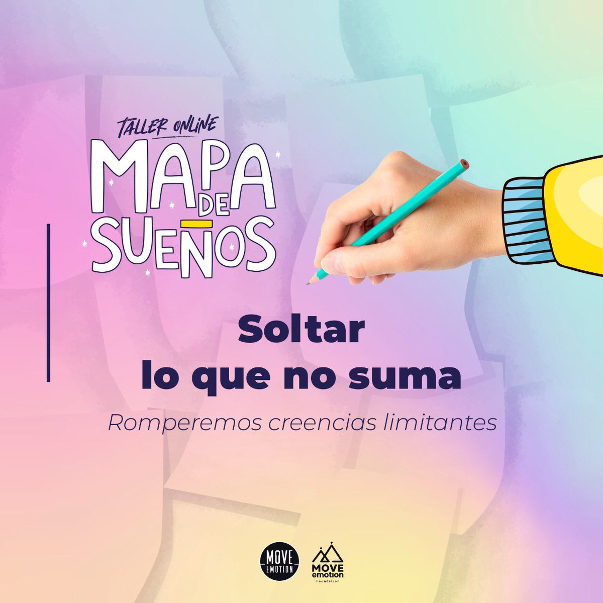 MoveEmotion's tweet photo. ☝🏽Que tus sueños tengan propósito 💭
Este #2021 es tu año para manifestar 🙋🏻‍♀️

En nuestro taller online ‘Mapa de Sueños’ interiorizarás en tu ser y te redescubrirás 🧘‍♂️ 

¡Únete!
Da el primer paso y regístrate 👨🏼‍💻 #MueveEmociones ✨

Dirige: @daniellaluz95 https://t.co/e9yiJpMGAv