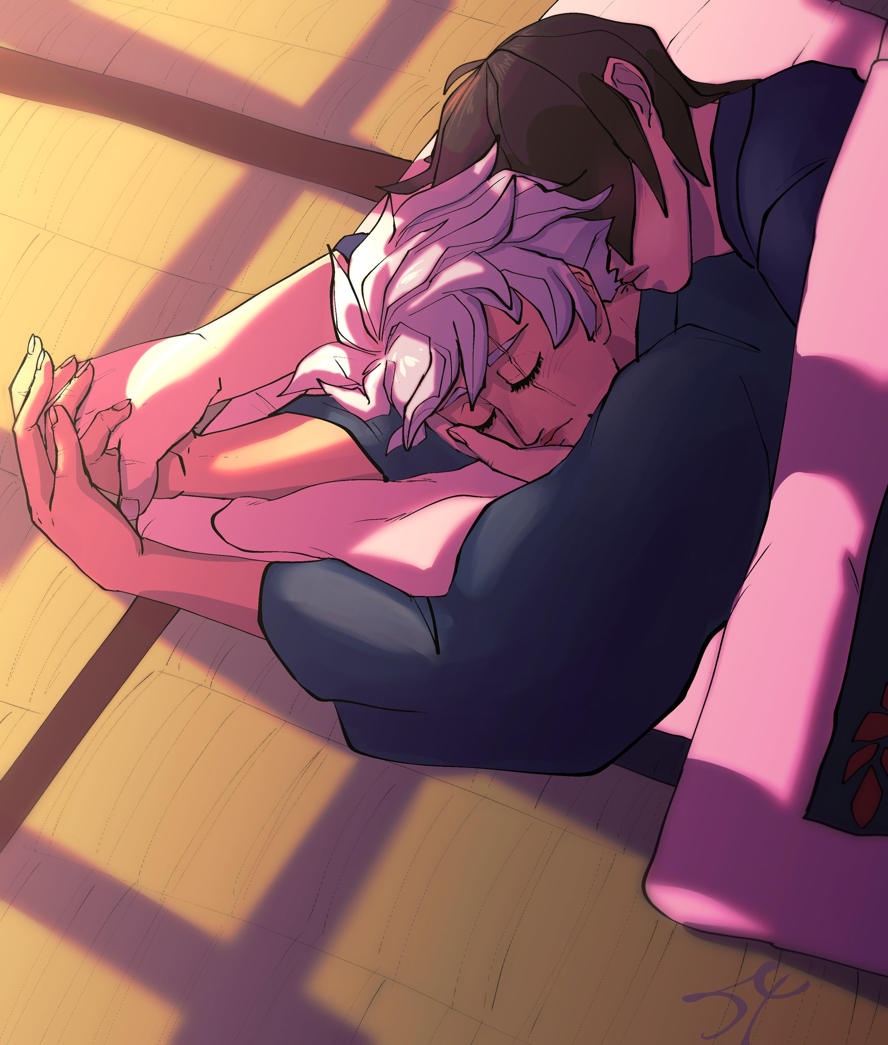 Uintuva | comms open on X: KakashiSasuke inspired by Into the wide blue  yonder by OneEyedRaven on ao3! It's an amazing time travel fic with both  anbu!Kakashi and adult!Sasuke in warring clans