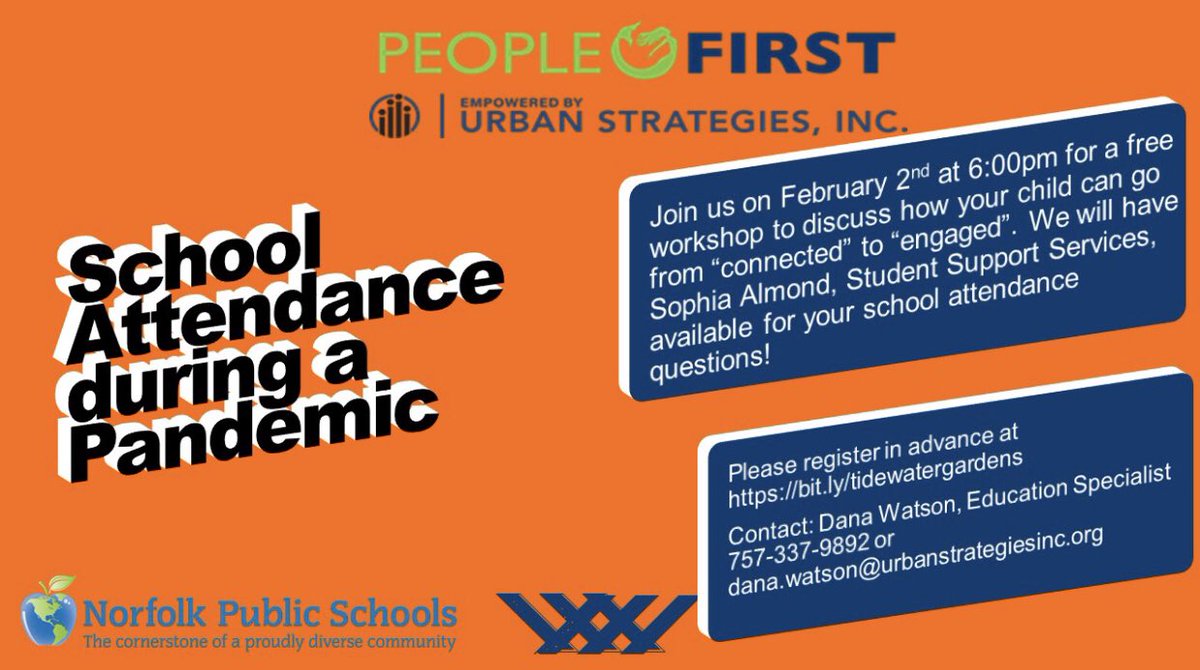 Attention Parents:  NPS will be hosting an Attendance Workshop on February 2nd. Please see the photo for more information.