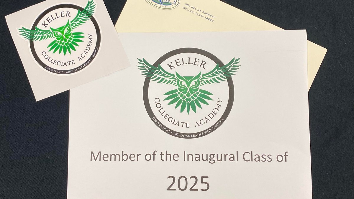 The FIRST EVER freshman class at the Keller Collegiate Academy is getting a special delivery this week!  #CelebrateKISD