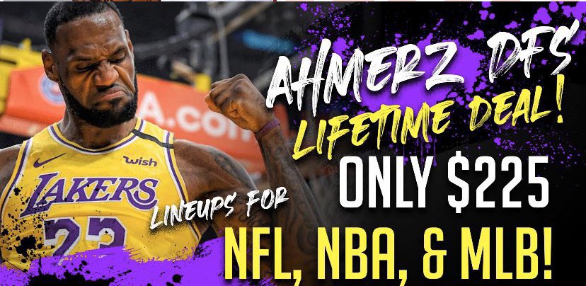 AhmerzDFS's tweet photo. Here’s my updated prices for my pinned Tweet! 

NBA has been lowered from $75 to $60 for the rest of the season 💪🏽

Also have kept my lifetime package for all sports (NBA, NFL, MLB) at the stellar price of $225 💥🔥

Just message me if you’re looking to join! #TrustAhmerzProcess https://t.co/1arDYuFReA