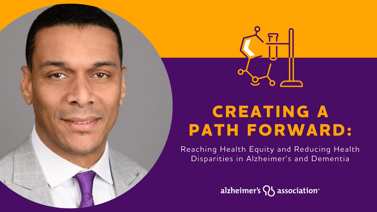 Join us as @hillcv17, vice president of scientific engagement @alzassociation, explains health equity and health disparity as they relate to dementia research. Questions and answers will be taken during this live webinar. Register at bit.ly/2M7pYnd. #ENDALZ