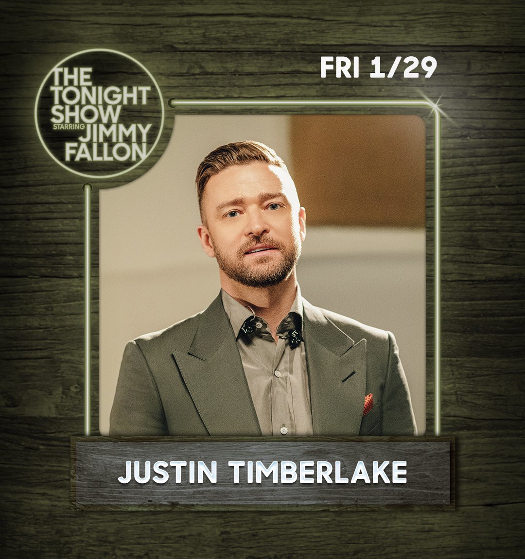 Justin Timberlake on X: See you Friday @jimmyfallon 👋🏻 @FallonTonight   / X