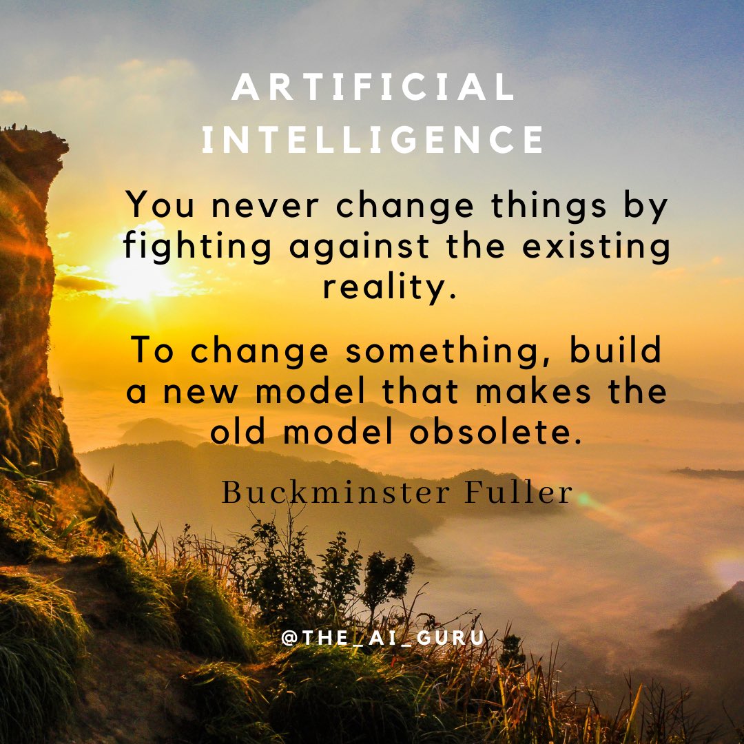 the_ai_mystic's tweet photo. One of my favourite quotes. Let's build a new paradigm for AI that benefits all of humanity rich in its diversity and cultures. #artificalintelligence #aiethics #evolutionaryethics #trustworthyAI @marwilliamson @LollyDaskal @JakeRishavy @sumanthc @iamwill @RobertDowneyJr @VP https://t.co/X80GUuVAAu