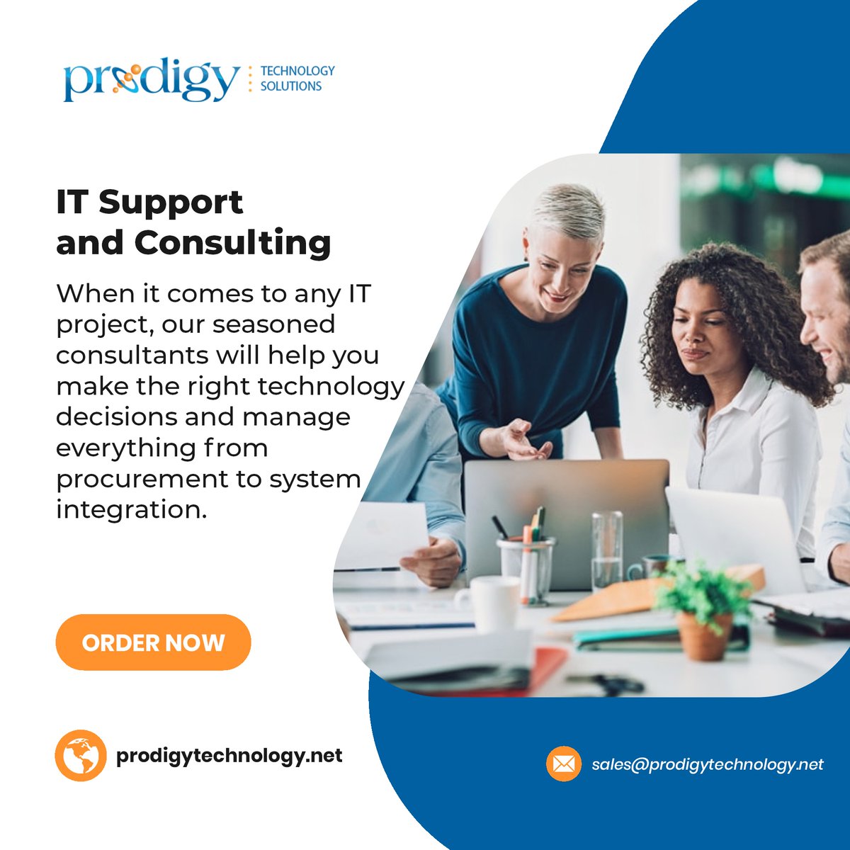 ProdigyTechIT's tweet image. You’ll enjoy hassle-free projects that meet all your requirements in time and within your budget. And should you experience any IT issue, fast, reliable support is just a call or click away.
Contact us today or learn more by visiting prodigytechnology.net