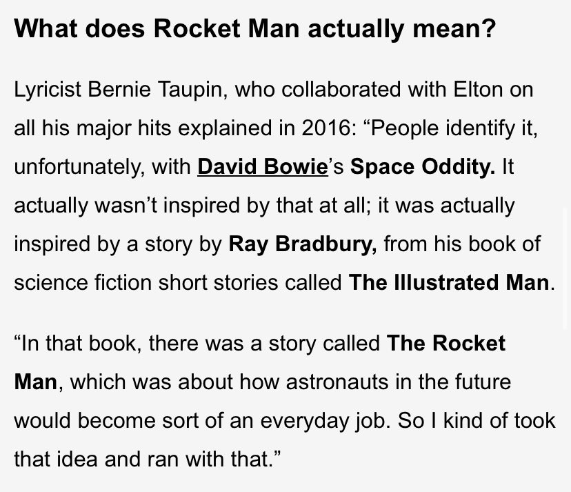 rocket man inspiration +