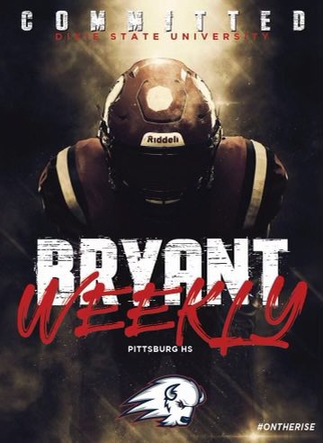 bryant_weekly's tweet photo. Iโm all inโผ๏ธ @Coach_Almond @michaeldsmith34 @DixieState_FB @CoachCaughman @misi_tupe #TEAMWEEKLY #PITTHIGH https://t.co/XZLXm7IE4g