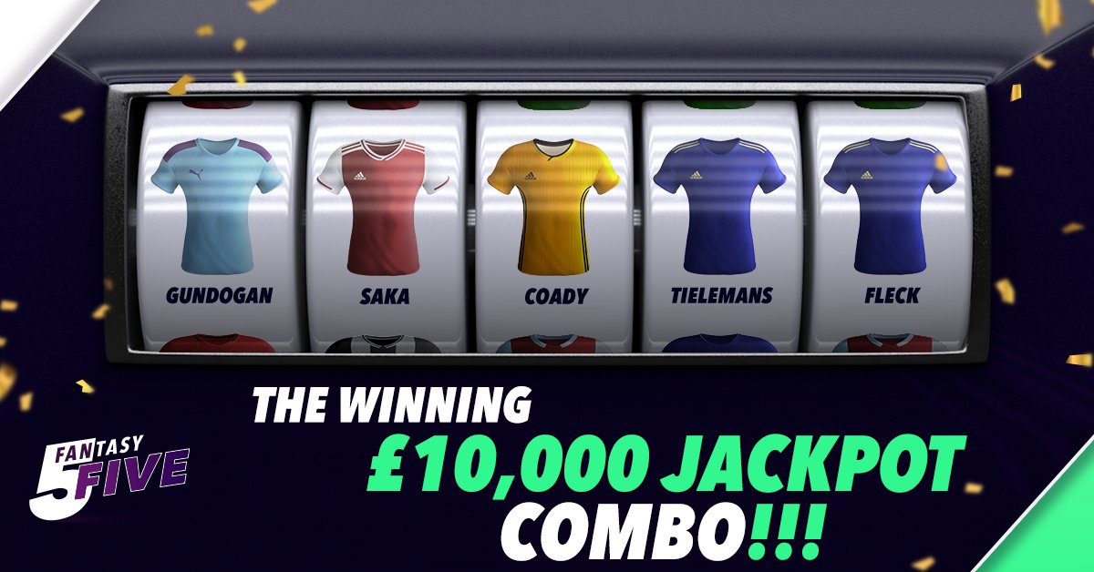 🚨 WINNER WINNER CHICKEN DINNER!!! 🚨

Our £10,000 jackpot has been won by 'GENZOW' on his 1st try 😱🥳🔥👏🏻

Chaaaa-CHING! 💷💰💵

We want to share the love! ❤️RT this tweet and one of you will be chosen at random to win £100 Amazon gift card🤑

#Fantasy5 #FPL #EPL #Jackpot #10k