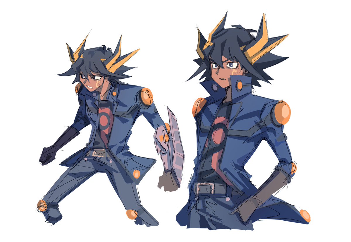 judgedarts's tweet photo. yusei fudo *starts crying* #yugioh https://t.co/Sd6HHEbl2d