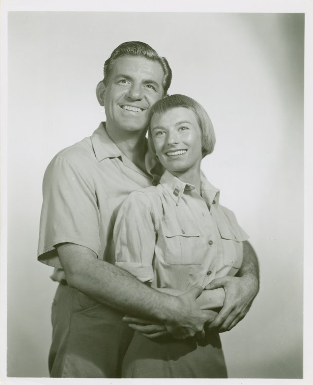 Cloris Leachman also played Nellie Forbush in the original Broadway production of South Pacific (seen here with George Britton).