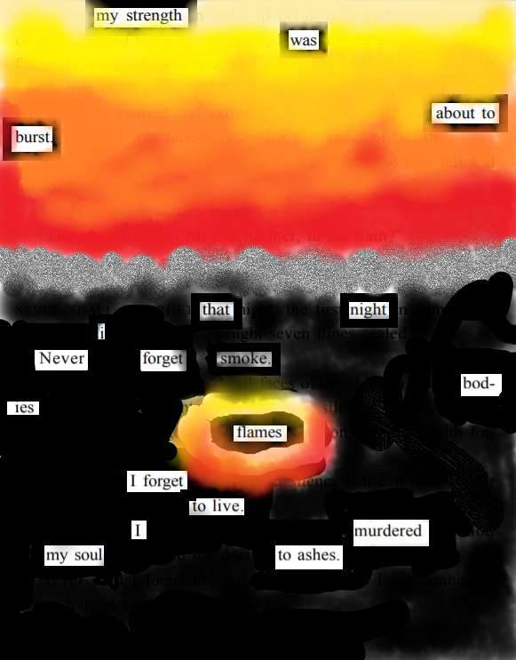 Despite remote learning's many frustrations, Ss have never been more engaged with blackout poetry. Technology offers useful tools for reading Elie Wiesel's "The Perils of Indifference"&amp; Night @MsLauxAHS <a href="/ethorsenahs/">Erica Thorsen</a>