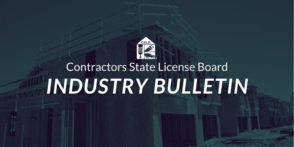 CA Contractors Board (@CSLB) | Twitter