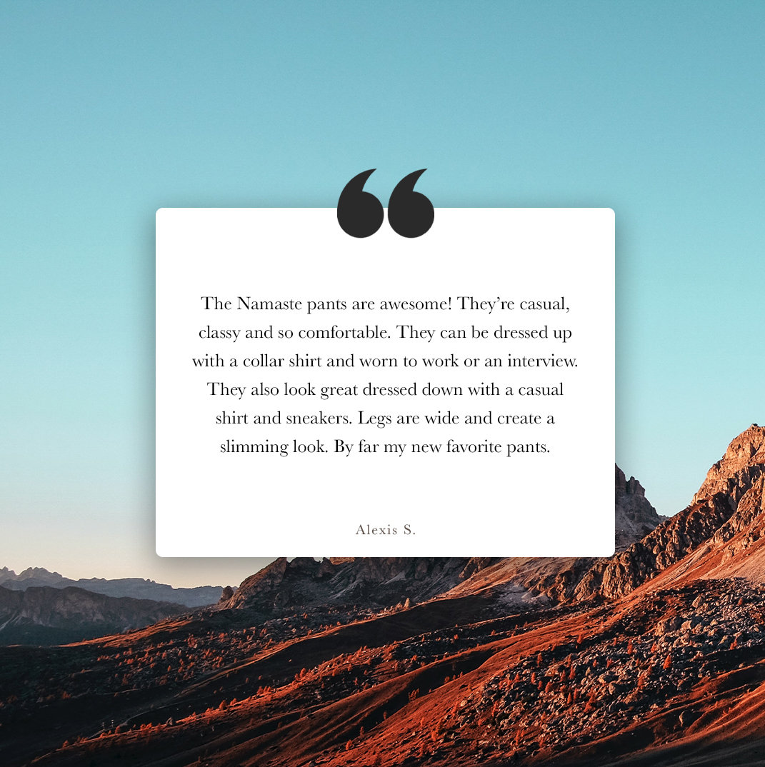 paskho's tweet image. The results are in: the Community-Made Namaste pants are a hit and are in stock now. Snag a pair while you can here: bit.ly/3kqh4N1.