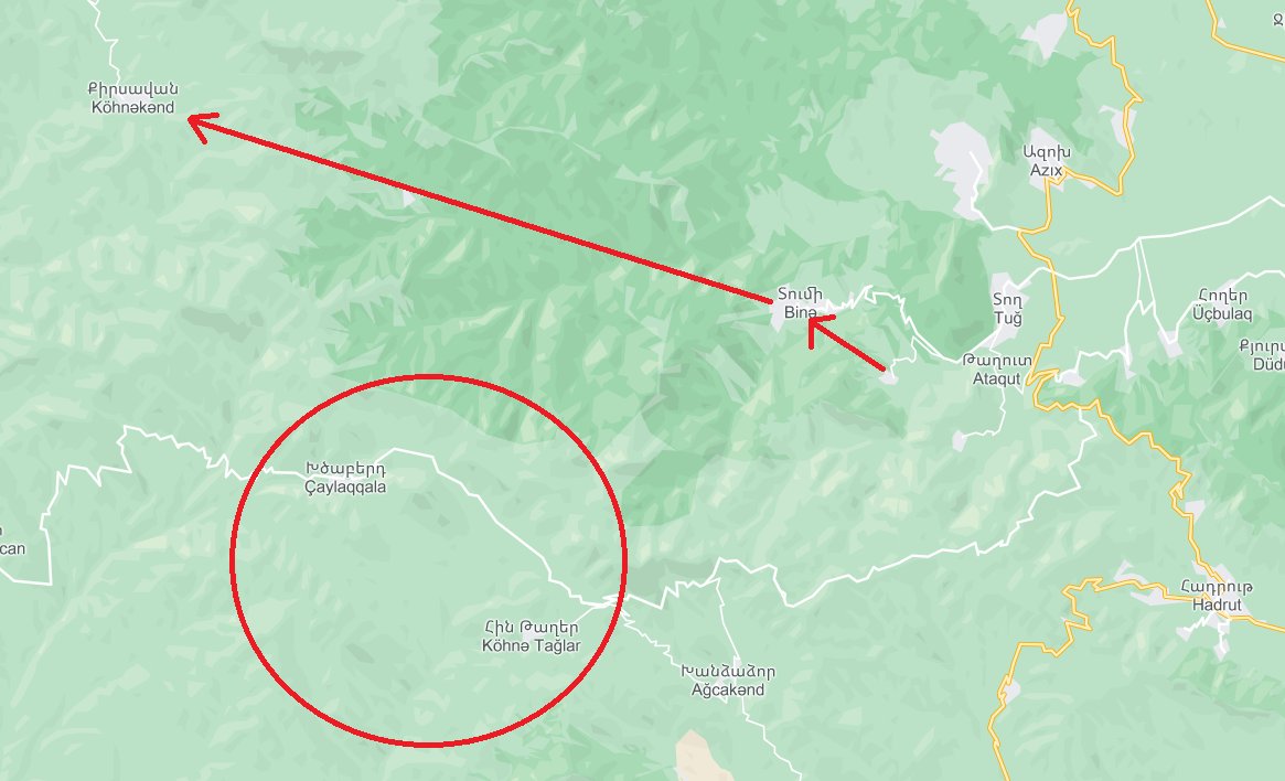 24. Varag: at that time we had information that villages Khtsaberd and Hin Tagher located on the opposite side of Dizapayt fell.