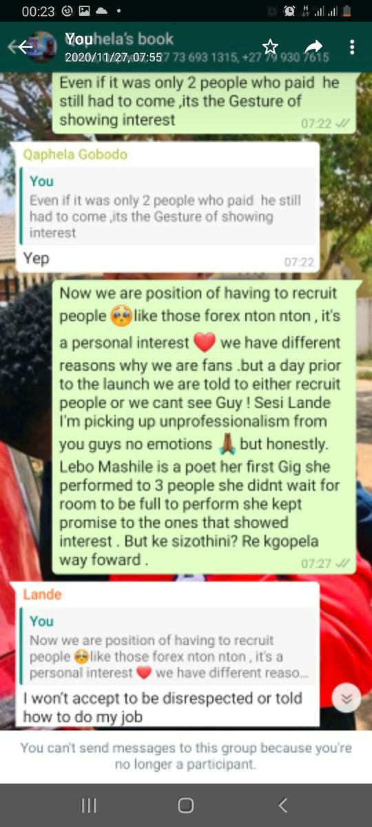 Jaytee38923491's tweet photo. #LendeMustFall
Lande is a scam we've tried sending Qaphela QGobs but I guess he didnt read the message after paying for my book she told me to recruit more people https://t.co/o8UoDaGMzZ