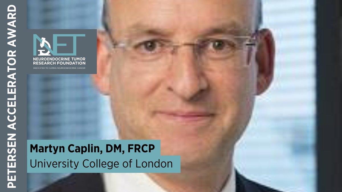 NET Research Foundation (@curenets) on Twitter photo <a href="/CureNETs/">NET Research Foundation</a> awarded <a href="/ucl/">UCL</a> Professor Martyn Caplin a 4-year Petersen Accelerator Award to study the molecular cause of mesenteric fibrosis in small intestinal NETs and develop new diagnostic and imaging tools to treat it.
#NETcancer <a href="/RoyalFreeNHS/">Royal Free London</a> #neuroendocrinecancer <a href="/uknets/">Paul Conroy</a> <a href="/CureNETs/">NET Research Foundation</a> awarded <a href="/ucl/">UCL</a> Professor Martyn Caplin a 4-year Petersen Accelerator Award to study the molecular cause of mesenteric fibrosis in small intestinal NETs and develop new diagnostic and imaging tools to treat it.
#NETcancer <a href="/RoyalFreeNHS/">Royal Free London</a> #neuroendocrinecancer <a href="/uknets/">Paul Conroy</a>