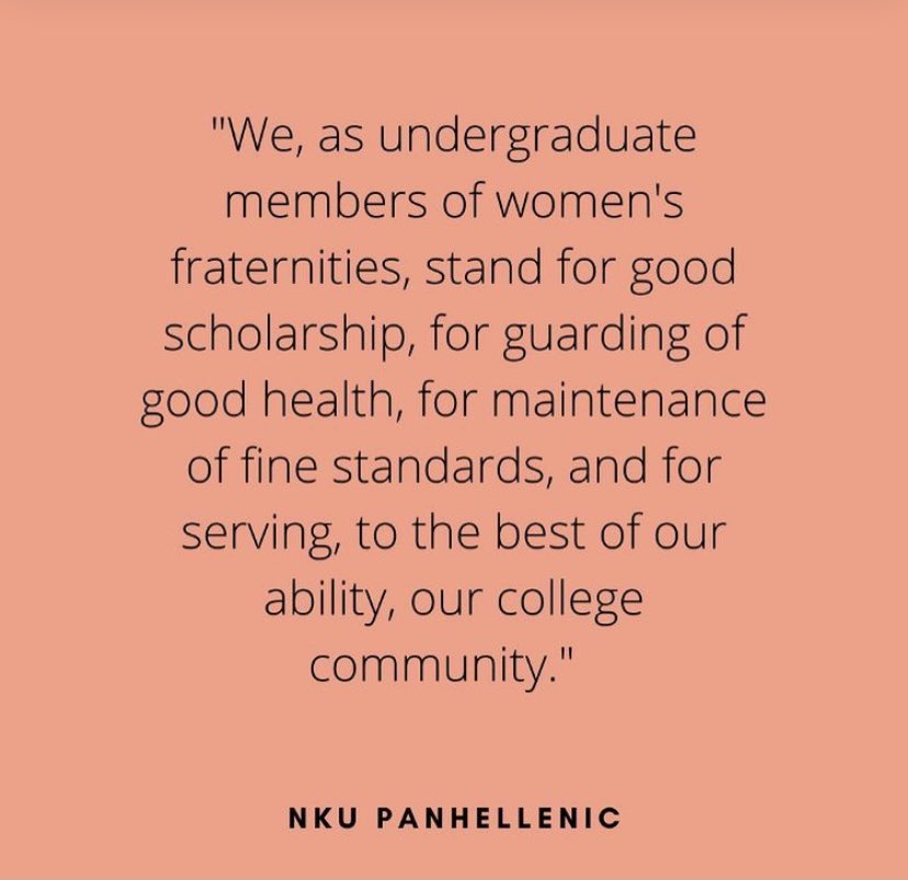 NKU Panhellenic tweet media