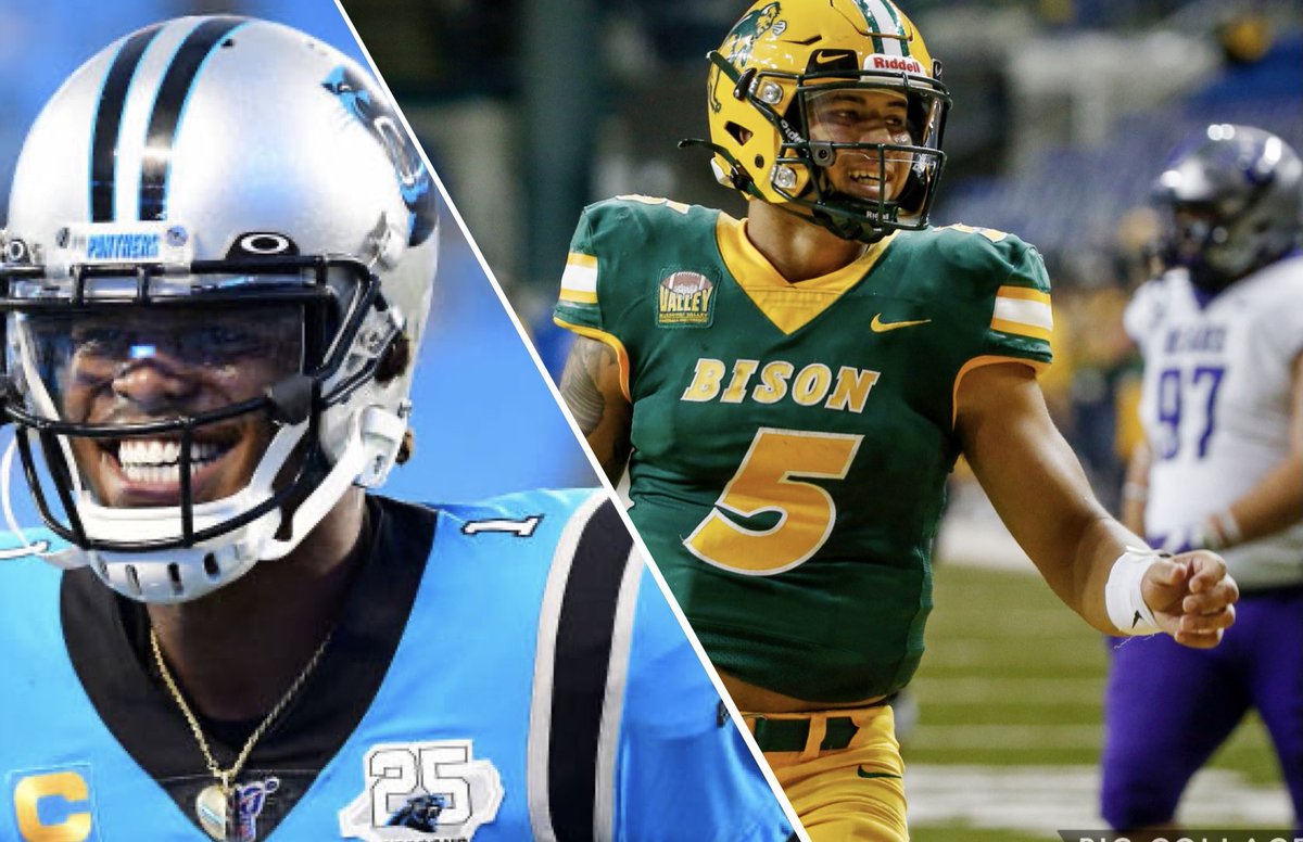 Newton - 6’5” 245 lbs 40 time - 4.6Lance - 6’4” 227 lbs 40 time - estimated ~4.75Lance is the only QB to come close to Newton’s combination of size and athleticism since Newton’s arrival in 2011