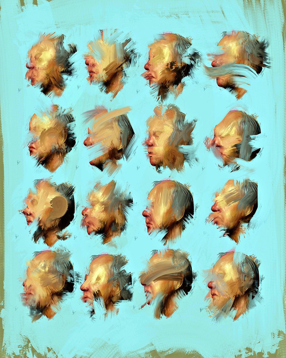 Demo on constructing and deconstructing a generic face using a jagged paint brush in @procreate. The main themes that were touched upon were shape language, and mood. Full vid here: instagram.com/tv/CFPNYd8j6AY…