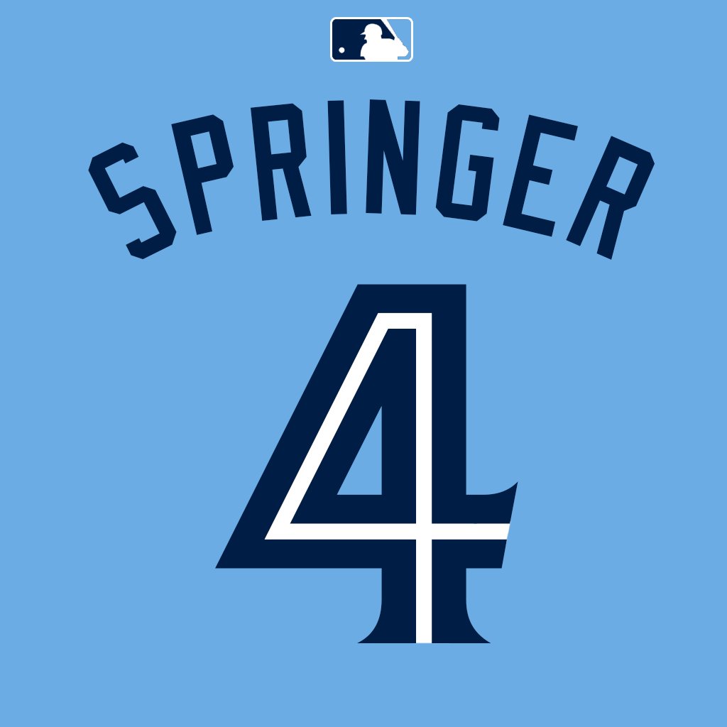 MLB Jersey Numbers sur X : OF George Springer is introduced in