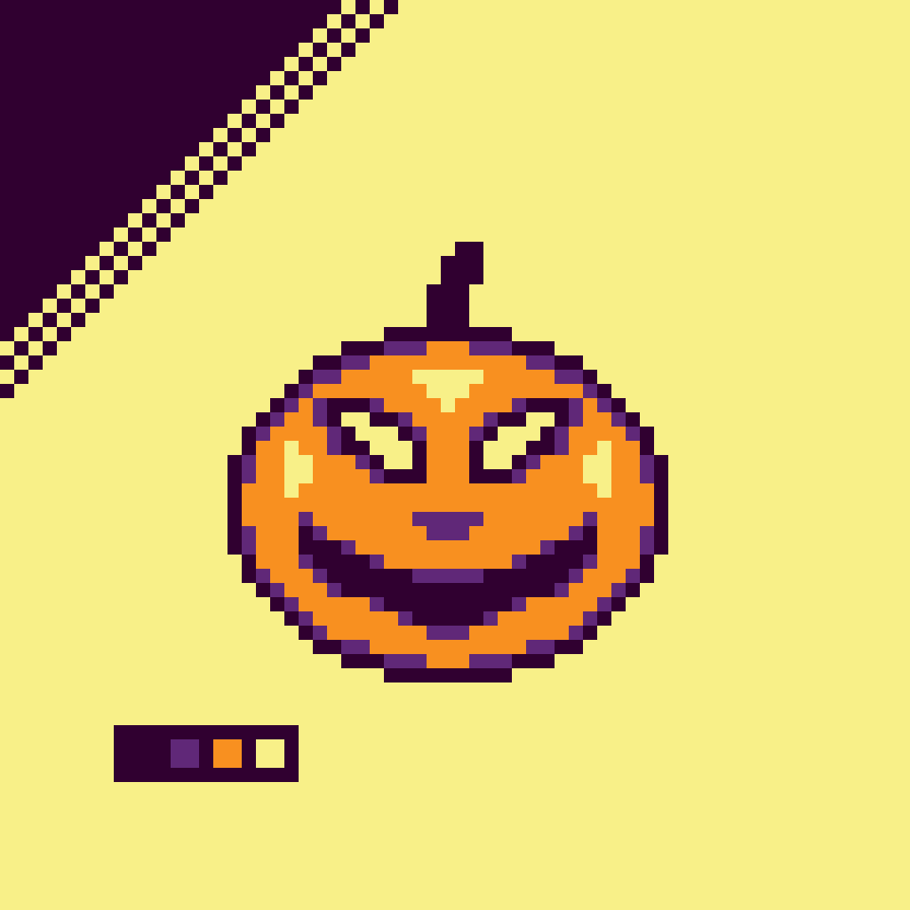 ThePotatoJohn's tweet photo. DESAFIO ACEITO!

Prizer jogou a bola, interceptei com o peito e fiz o gol. Lhes apresento minha arte com 4 cores!

Meio cedo pro Halloween mas nunca é tarde pros demônios invadirem uma abóbora!

🔁+❤️= Ajuda muito s2

#pixelart #ドット絵 #pumpkin #4bits #halloween https://t.co/FJbsRFjTsD