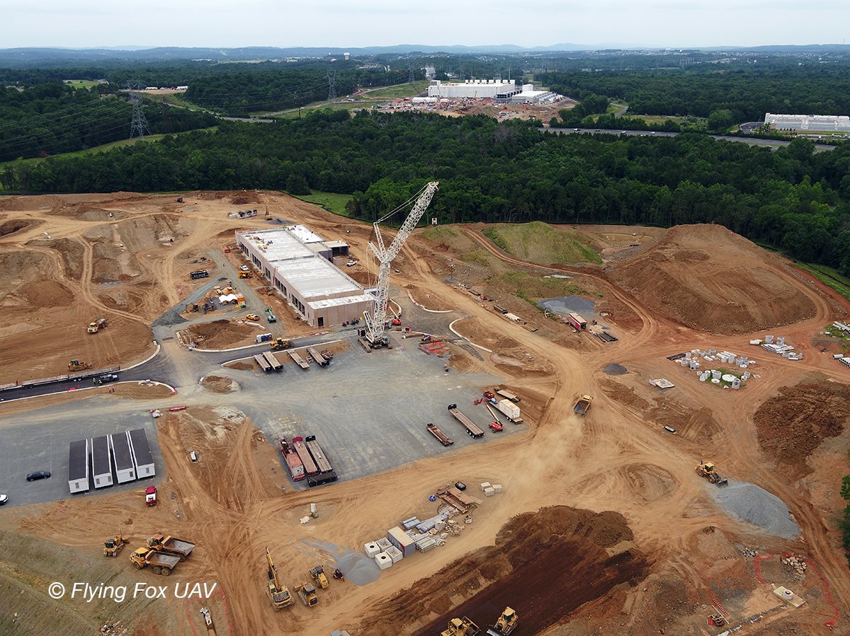 FoxUav's tweet photo. Aerial Images for construction. #Covid19 presents challenges. Limit your staffs risk  #Drones are the best #socialdistancing. Keep Track of progress. Communicate with #Subcontractors. We are #Local and members of the Associated Builders and Contractors - Virginia Chapter https://t.co/JgmugLDtPV
