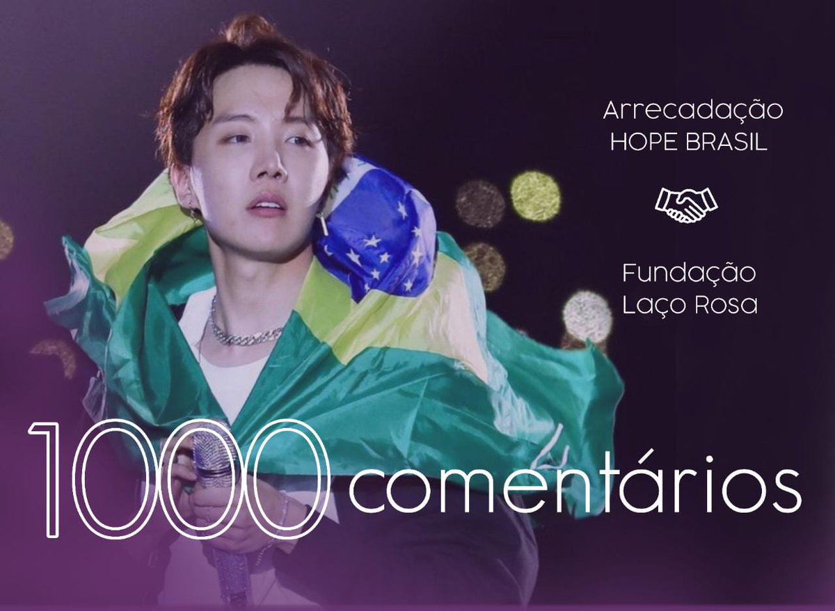 sirlenesouza4's tweet photo. https://t.co/5ZByMhvKPi < MUTIRÃO BRAZIL HOPE >
• USE: DOE HOPE BRASIL + #HobiNoRJ + @BTS_twt
• DOE: https://t.co/5ZByMhvKPi
E continuem no stream! #TIMEPEACE @BTS_twt https://t.co/YVap3nDT4f