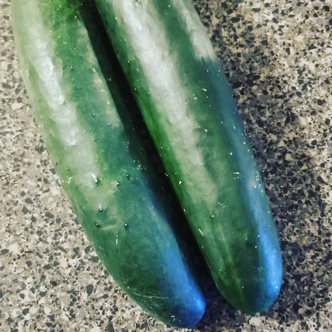 How do you know if you are hungry or horny?   Depends on whwre you put the cucumber! Help me decide which
