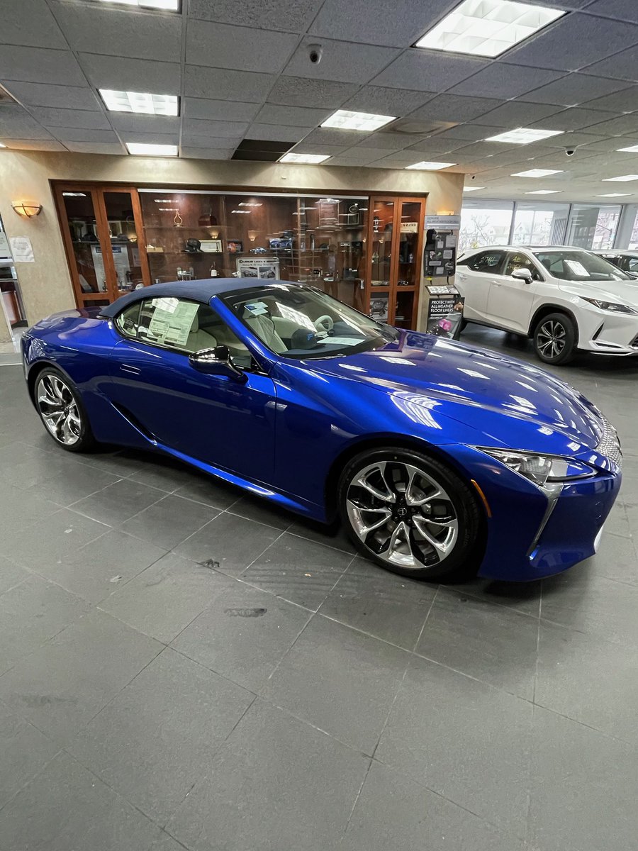 2021 #LexusLC500Convertible #InspirationSeries 🏁🏎💨 #StructuralBlue #471HP #10Speed #BlindSpotMonitor 👀 #IntuitiveParkingAssist #PremiumSoundSystem 🎧 #12Speakers #LexusofBrooklyn #BayRidge #Brooklyn #NYC🗽#Lexus #LexusLC #Convertible #LuxuryCars #FastCare #Luxury #LC