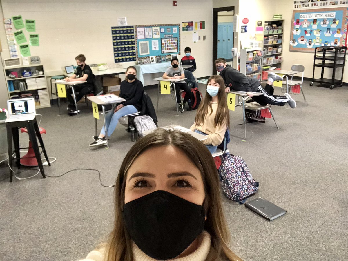 Couldn’t be happier to have students back in the classroom today! #WeAreStallions #ProudToBeD93