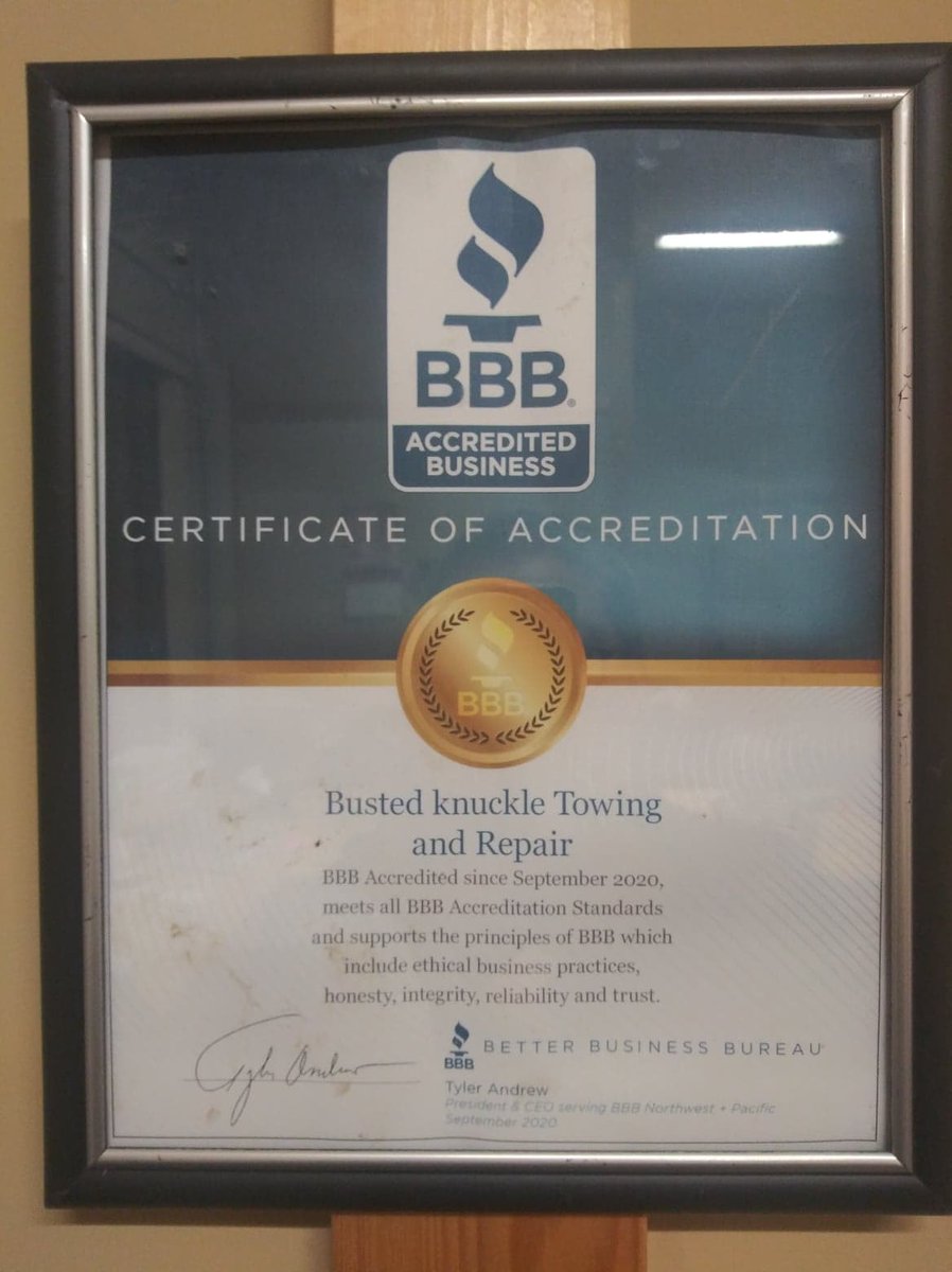BustedRepair's tweet photo. We are backed by the #BBB you will always be in safe hands with us. speaking of safe hands we are all cpr certified here! https://t.co/6zHK0s0IlG