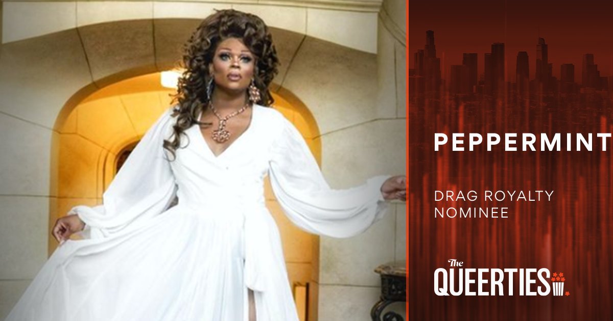 beingbebemovie's tweet photo. The 2021 #Queerties are live! Condragulations to @Peppermint247, nominee in the category of DRAG ROYALTY. β¨πβ¨
Vote for all your #LGBTQ favorites once a day until voting closes on February 16th! π https://t.co/zwEOq2sQTT ππ³οΈβπ
w/ @Queerty #dragroyalty #drag #dragmatters https://t.co/sDW5ryycwV