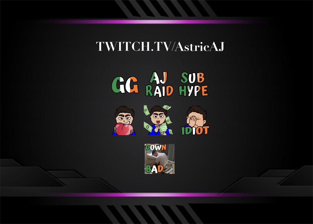 VixenGraphiix's tweet photo. Twitch emotes for @AstricAJ 🖊 https://t.co/wl2Hfl55ej