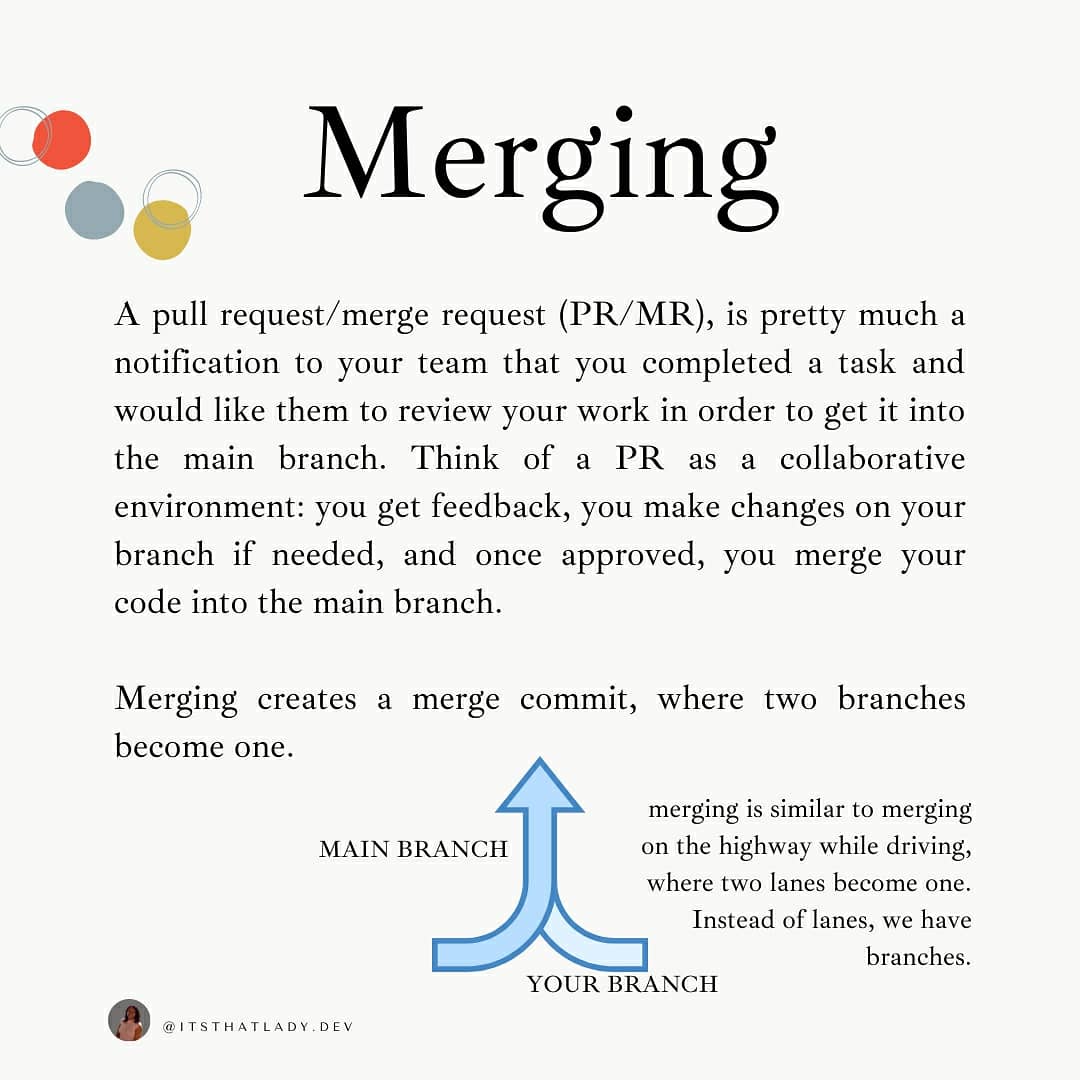 It definitely took some time to break down these concepts, but I did it.🤸🏽‍♀️ #git #github #gitlab #CodeNewbies See full post on my Insta 😊 Did I explain these right? Lol #womenwhocode #100DaysOfCode