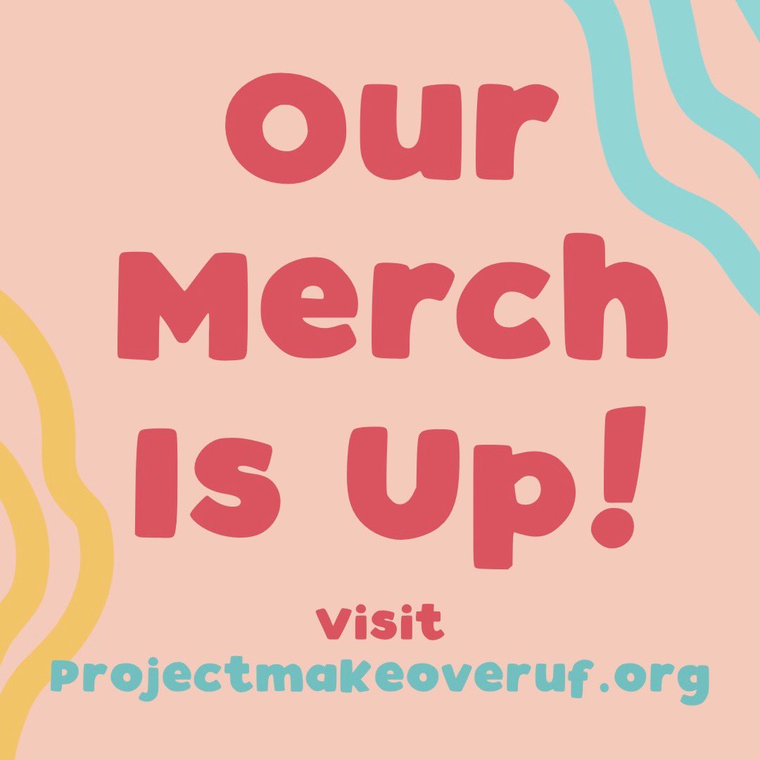projectmakeover's tweet photo. We just dropped merch!! Check out our newest merchandise to show your support for Project Makeover! 👕⭐️ #PM21 #PMMerch #DreamBigPM https://t.co/jisyEVPYZq