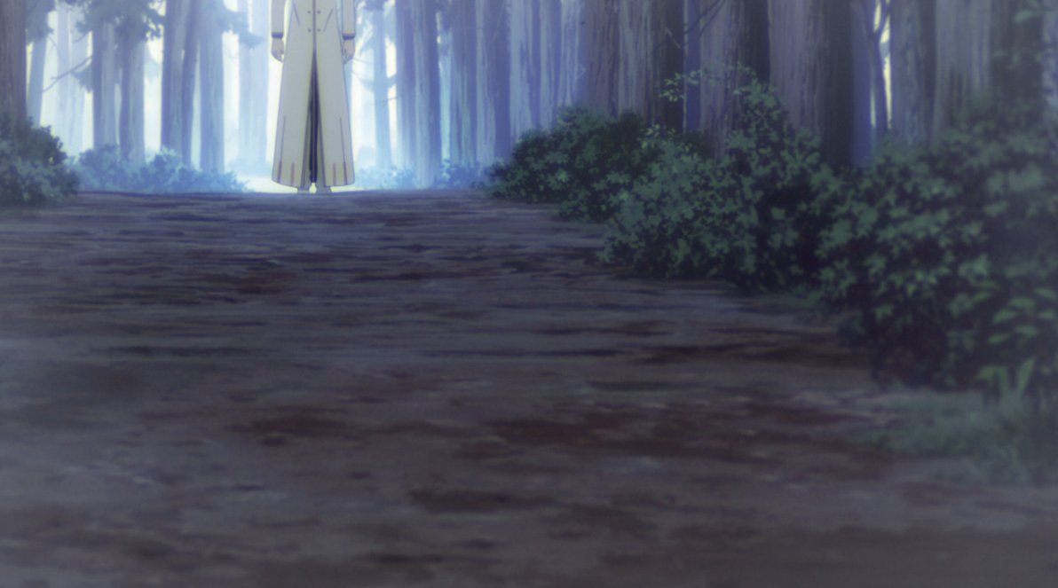 His complete superiority is conveyed through low camera angles, with the only shot from a higher angle displaying a confident smirk, showing the viewer that he is in control of whatever will happen in this situation.