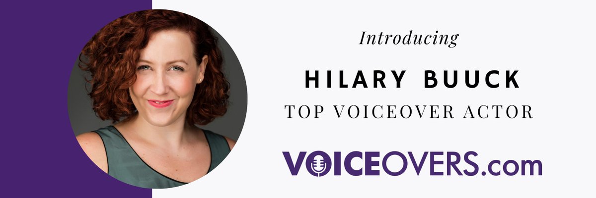 voiceoverscom's tweet photo. A youthful, conversational, and joyful voice with wide emotional range. Our new member Hilary Buuck is perfect for explainers, commercial, eLearning, and video games. 

See how she can fit in with your next voiceover project - https://t.co/zdqjKPaj9c

#voiceoversdotcom https://t.co/p3lLgCmSKS