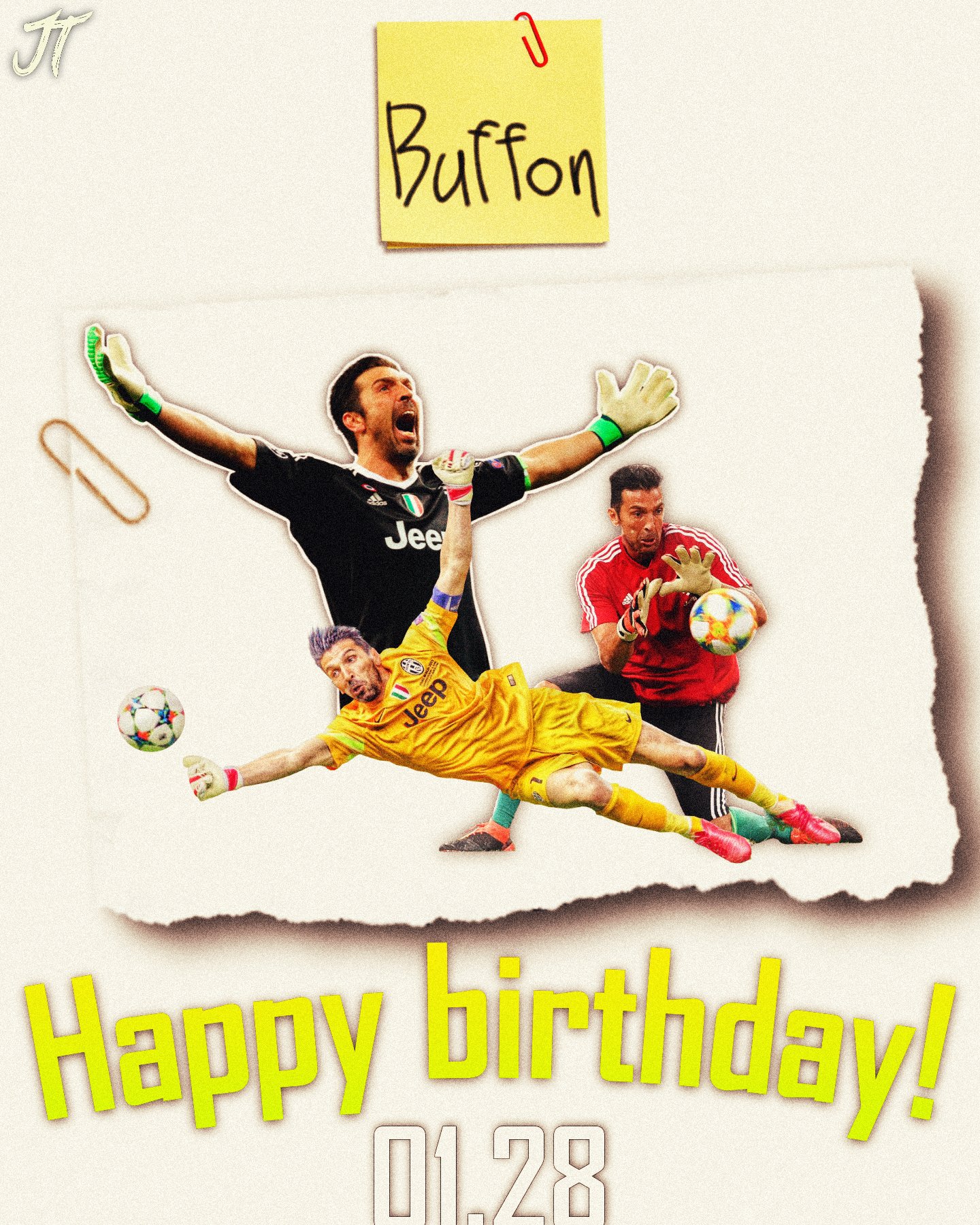 Happy birthday! Gianluigi Buffon! 