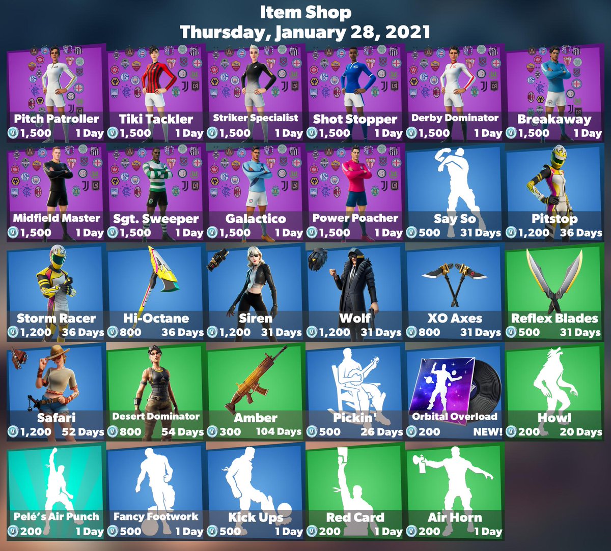 Ifiremonkey On Twitter Fortnite Item Shop Thursday January 28 2021 Fun Fact Pokemon Go Released On July 6th 2016 Use Code Firemonkey To Support Me Epicpartner Https T Co 8nhroqurdp Twitter