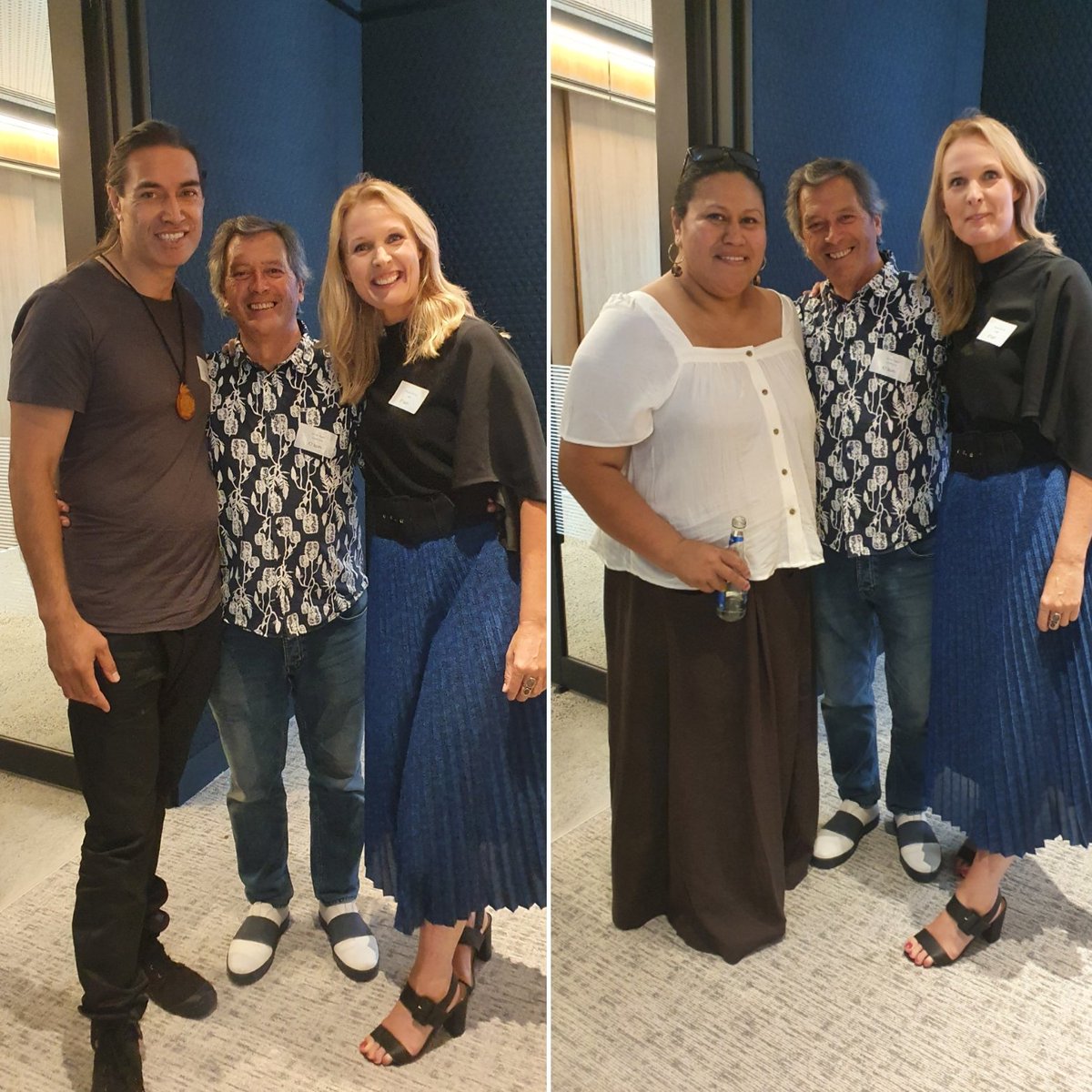 Pop_Islander's tweet image. Pacific Kids Learning Ltd with Founder Evo Leota Tupou at the Hi Tech Awards Launch with two of the high tech legends Frances Valintine  founder/CEO The Mind Lab &amp;amp; Tech Futures Lab and Sir Ian Taylor Founder of Animation Research Ltd.
#hitechawards #francesvalintine #siriantaylor