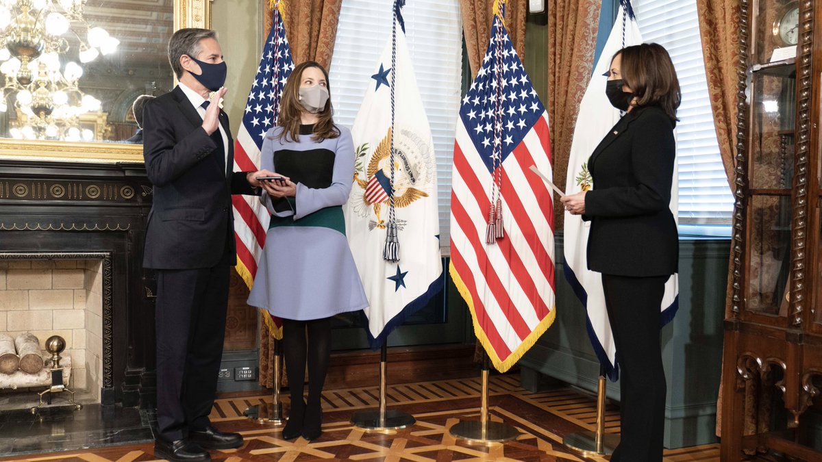 VP46Archive's tweet image. Congratulations to our new Secretary of State, Antony Blinken. @SecBlinken will revitalize American diplomacy, advance our values in the world, and promote America’s security and prosperity.