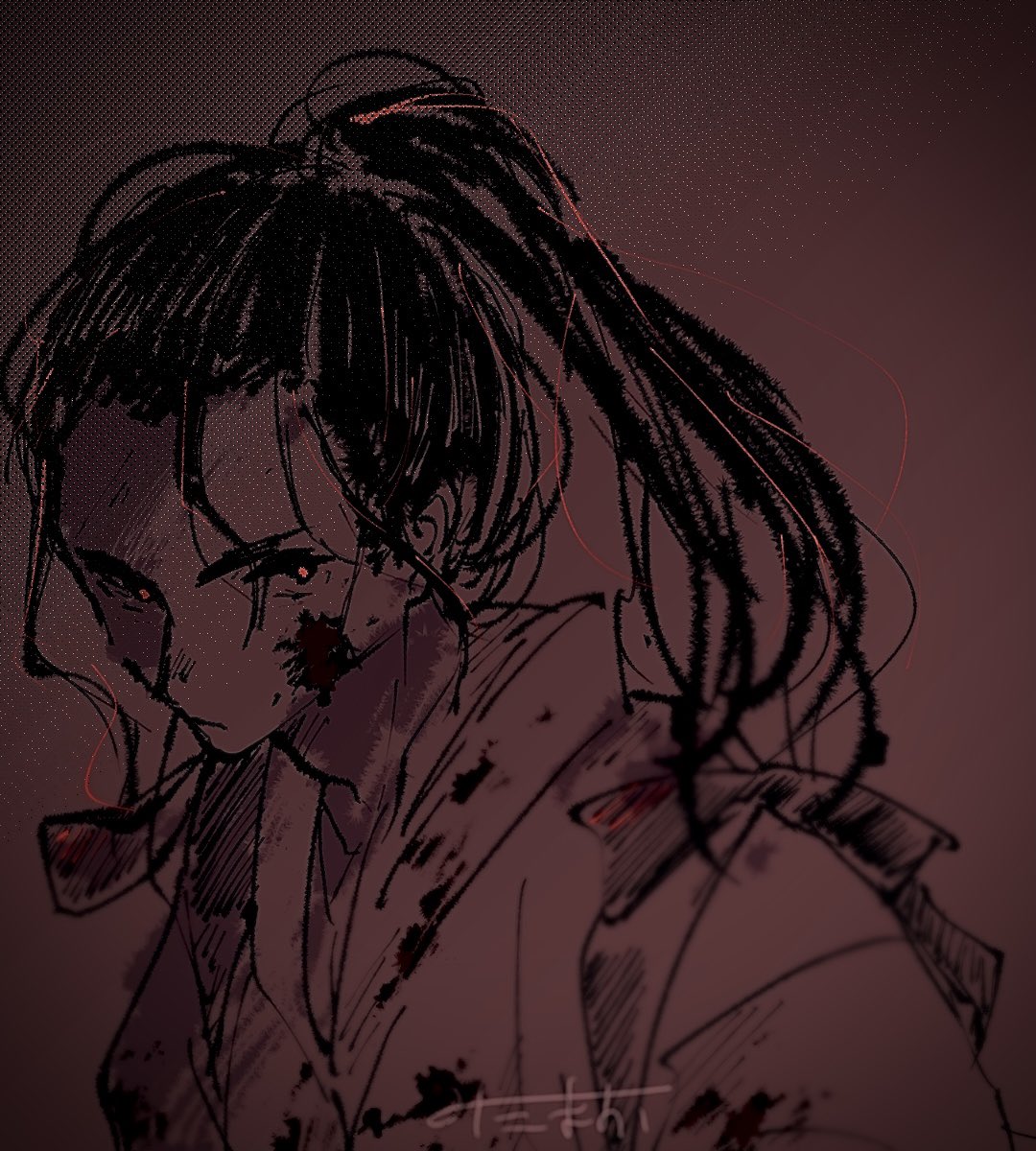 楽しく描こうリミッツで 最後のイラスト 狂武蔵の宮本武蔵にスッと見られたら凄 三田麻央 ラノベ発売 のイラスト 楽しく描こうリミッツで 最後のイラスト 狂武蔵の宮本武蔵にスッと見られたら凄 三田麻央 ラノベ発売 のイラスト