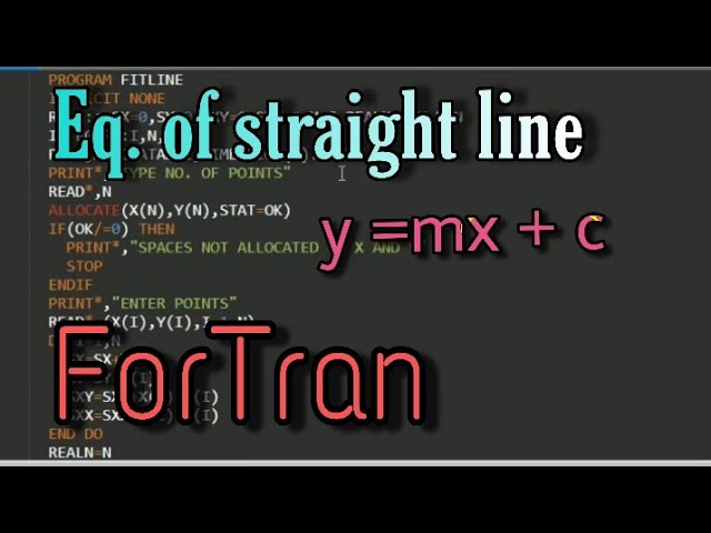 tutorials_cs's tweet image. youtu.be/6EAiTEsskdY
#CSTutorials #Fortran #100DaysOfCode #Formula #translation