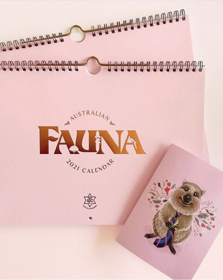 ballanddoggett's tweet image. Colorplan Candy Pink with copper foiling and copper wiring.

2021 Australian Fauna themed calendar for St Joseph’s College Mildura.

Designed and Illustrated by @ballsycreative
Also Illustrated by @davidcooleywriter 

@colorplan_papers 
#colorplancandypink #candypink #copperfoil