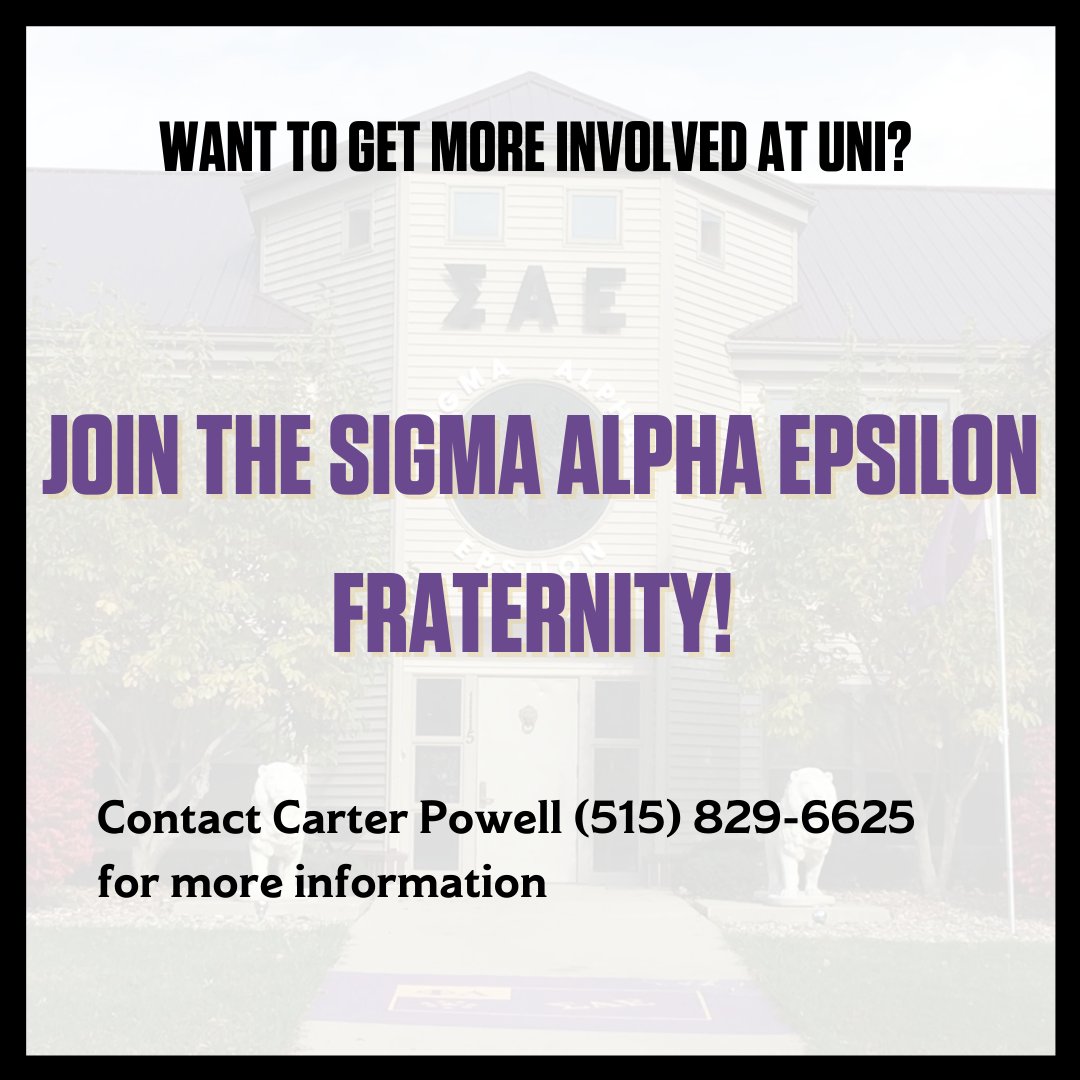 Northern Iowa ΣAE tweet media