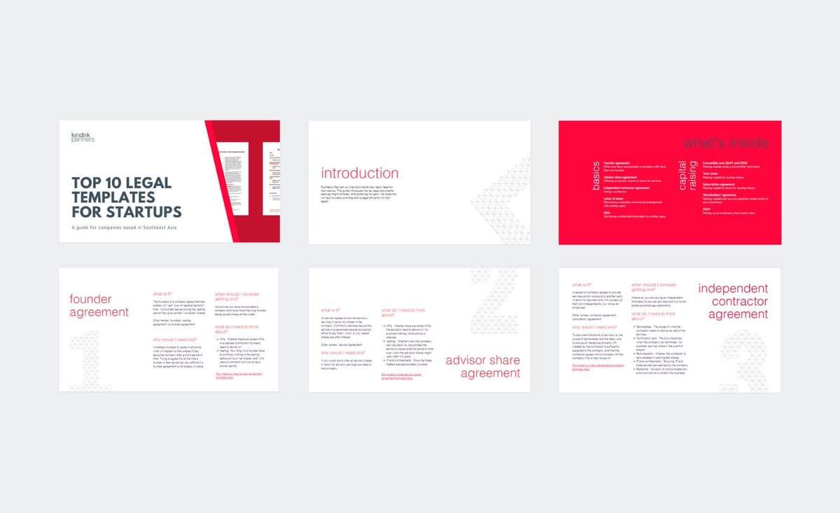 techlawnz's tweet photo. [SEA] Our latest guide for founders contains links to templates for common legal docs and essential points that founders should wrap their heads around when using them. https://t.co/USuTcdw2RR 🚀 #legaltemplates #startuptemplates https://t.co/tsccCoAfjn