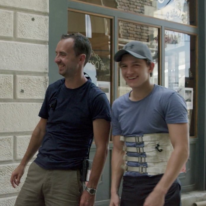 tom holland wearing a s̶a̶f̶e̶t̶y̶ harness: the series(because there's just something about it )