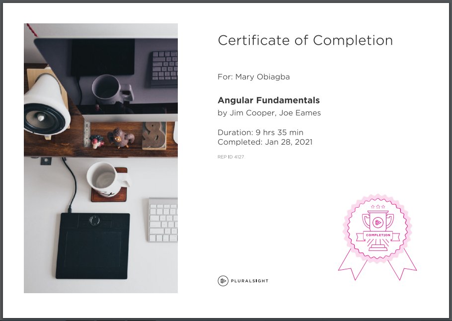 obiagba_mary's tweet image. Whew! Finally! So happy!
Learnt so much by rebuilding everything in the course with angular CLI version 11.0.5 instead. 

Jim Cooper &amp;amp; Joe Eames, awesome instructors 😘 

#angular11 #angular7 #Angular #javascript #WomenWhoCode #womenintech