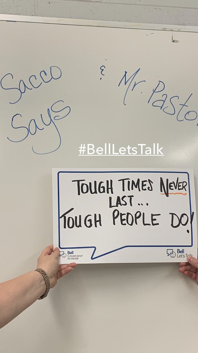 Getting ready for #BellLetsTalk